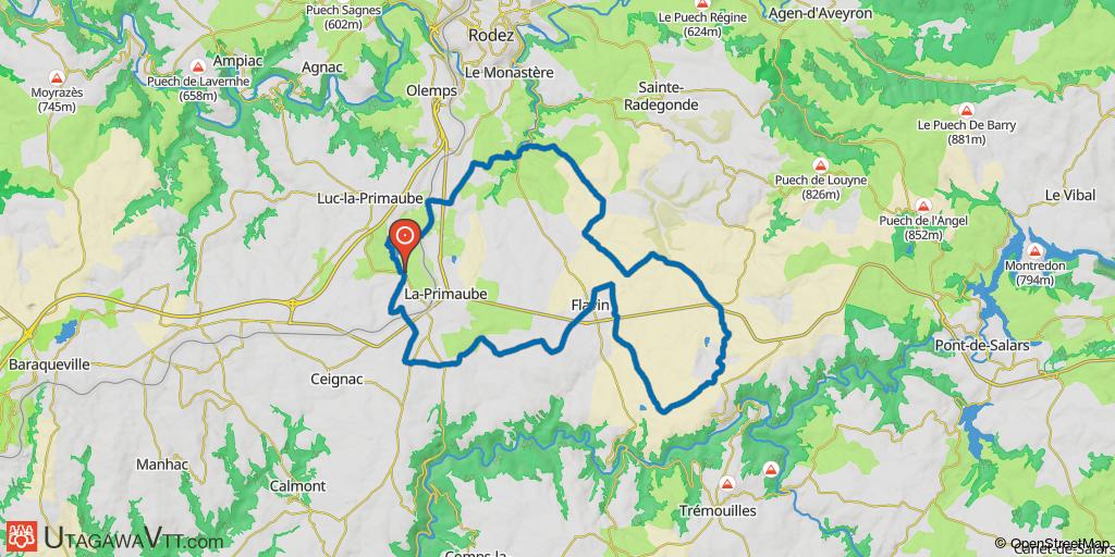 Rodez Agglomération - Circuit N° 4 - Les trois châteaux