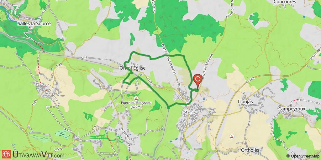 Rodez Agglomération - Circuit N° 10 - Saint-Barnabé