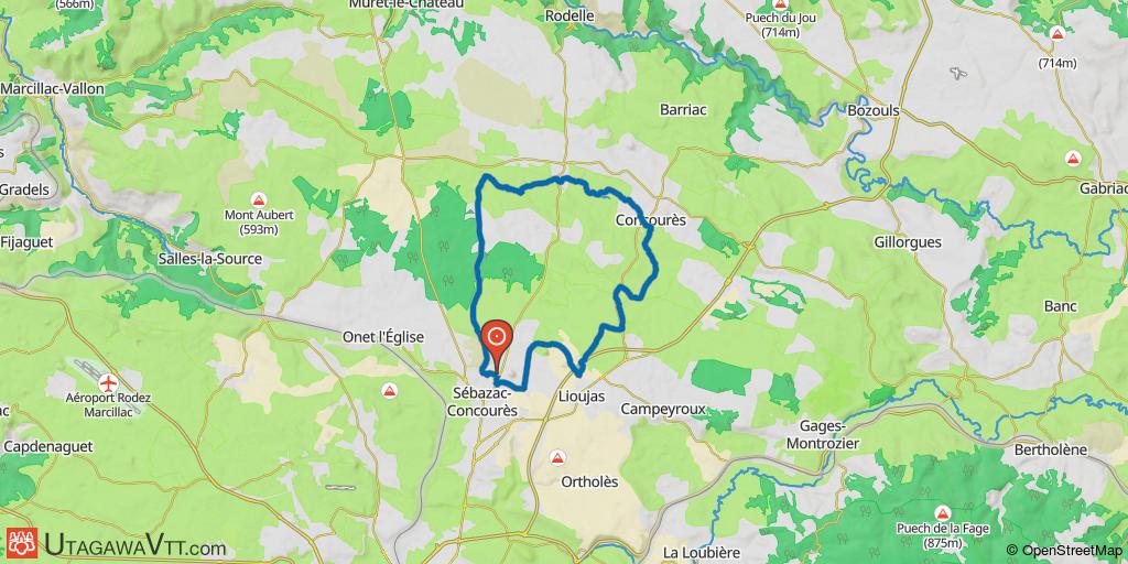 Rodez Agglomération - Circuit N° 14 - Les Cardabelles