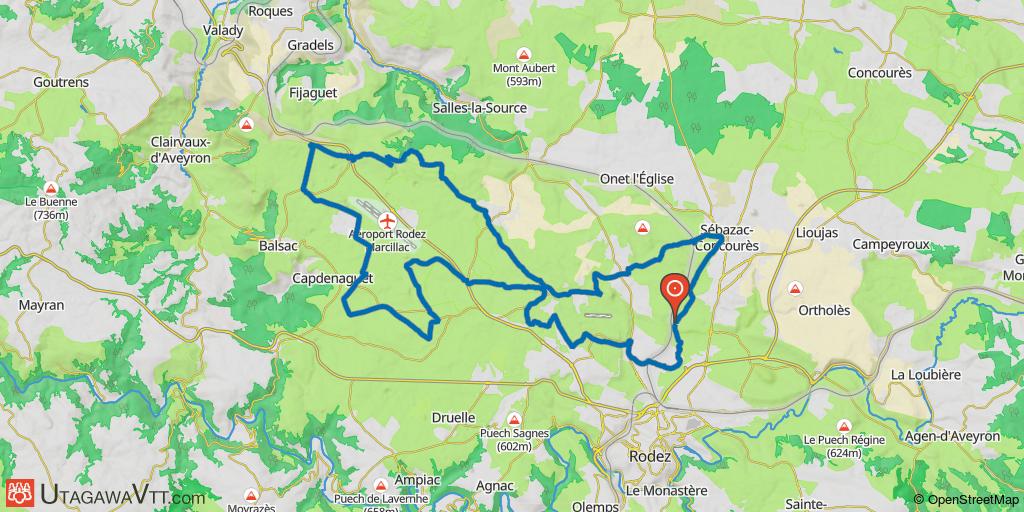 Rodez Agglomération - Circuit 17 - Les grands chemins