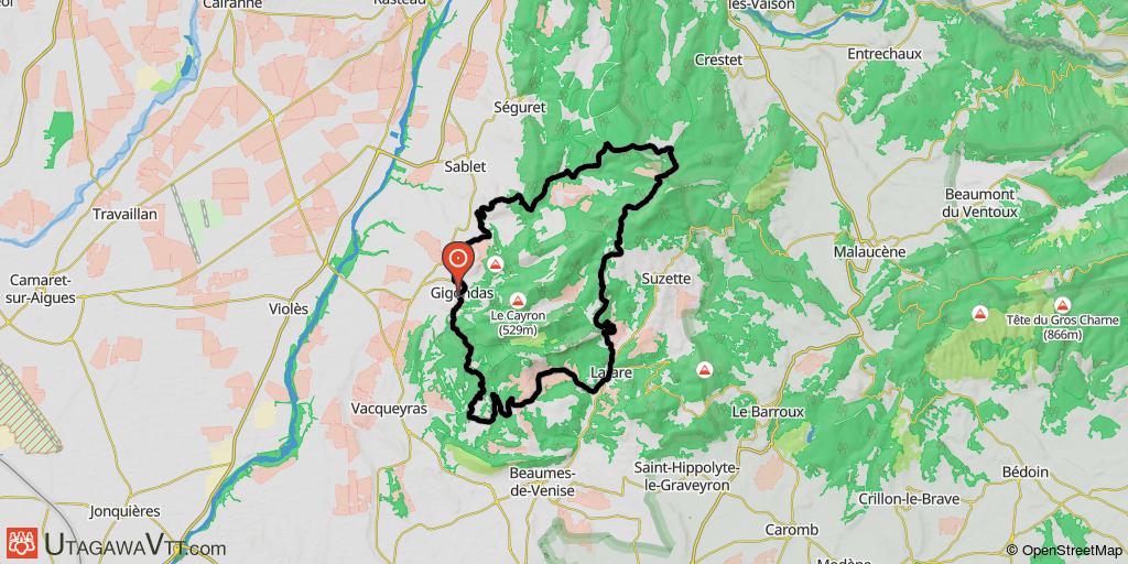 Dentelles de Montmirail (tracé n°5-Bis)