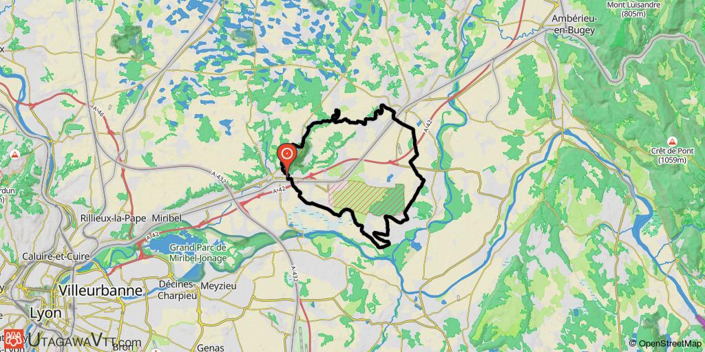 Vallée du Cottey - Tour du camp de La Valbonne