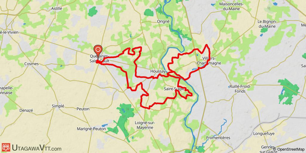 CCQ53 (Cyclo Club Quelainais) - Rand'Obscur 2020 - 45 km