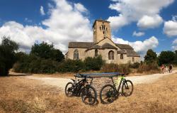 Saint Martin de Laives Église, Table d'orientation et nos VTT (aller-retour)