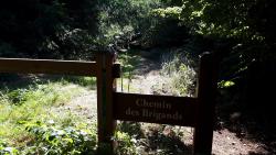 Arrivée sur le Chemin des Brigands