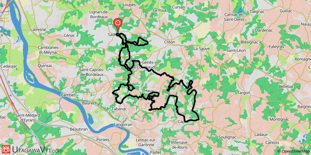 Circuit au sud de Sadirac