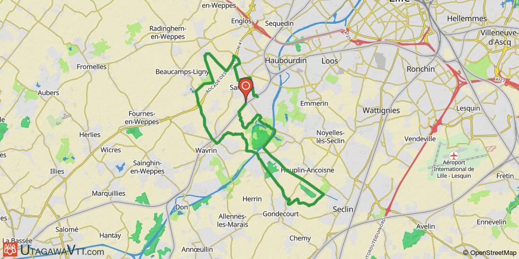 Santes - Gondecourt - Wavrin - Erquinghem-le-Sec