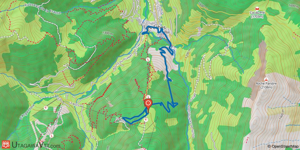 Descente sur Arêches