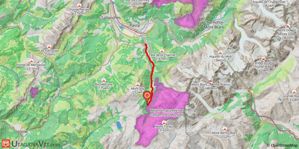 Le sentier du Val Montjoie