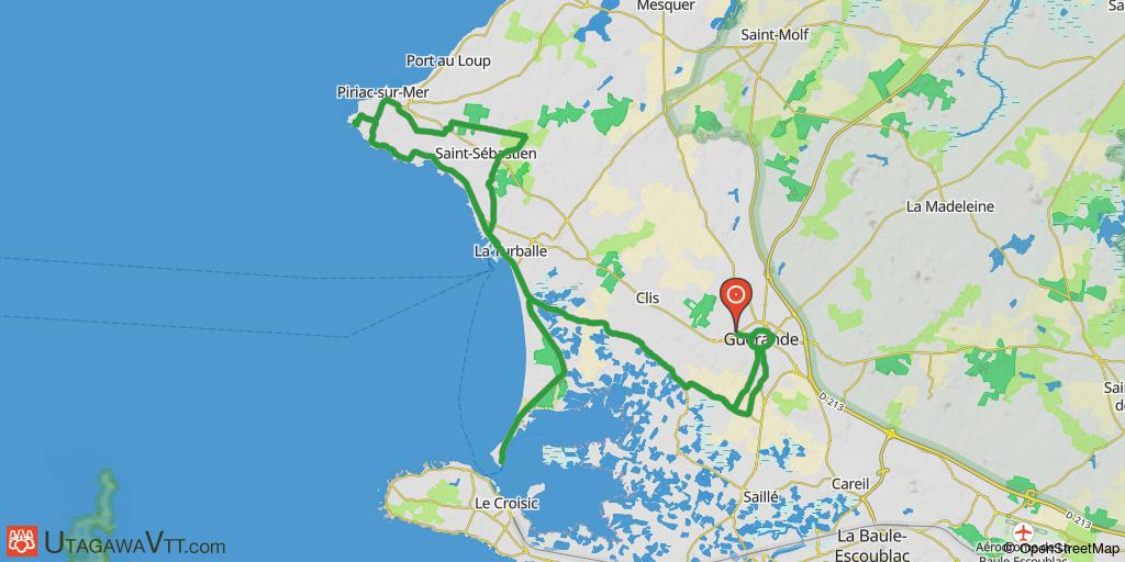 Guérande - Piriac via le front de mer