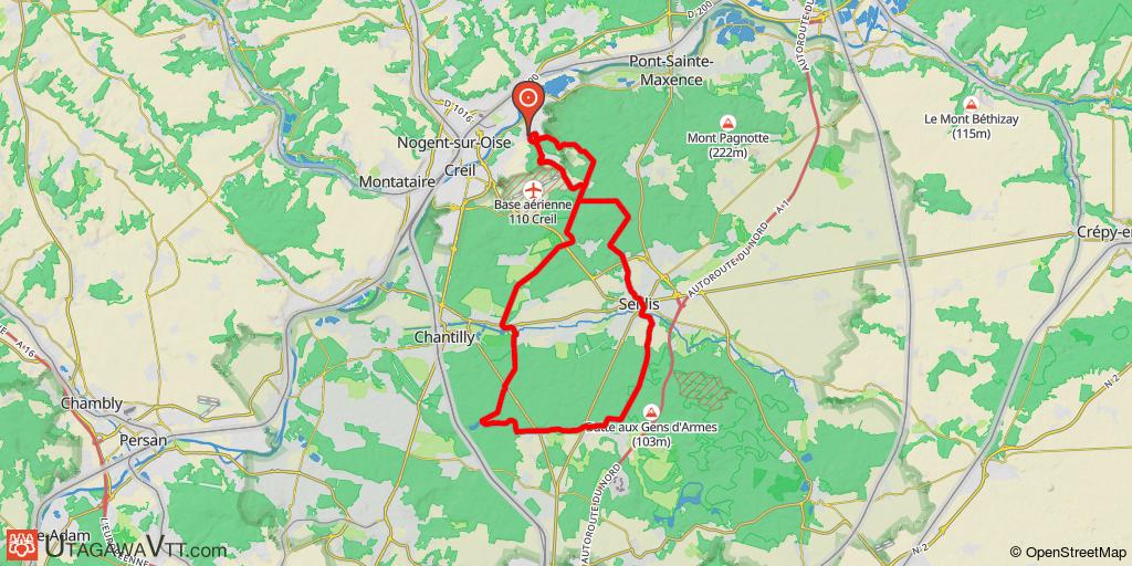 En forêt d'Halatte et Chantilly