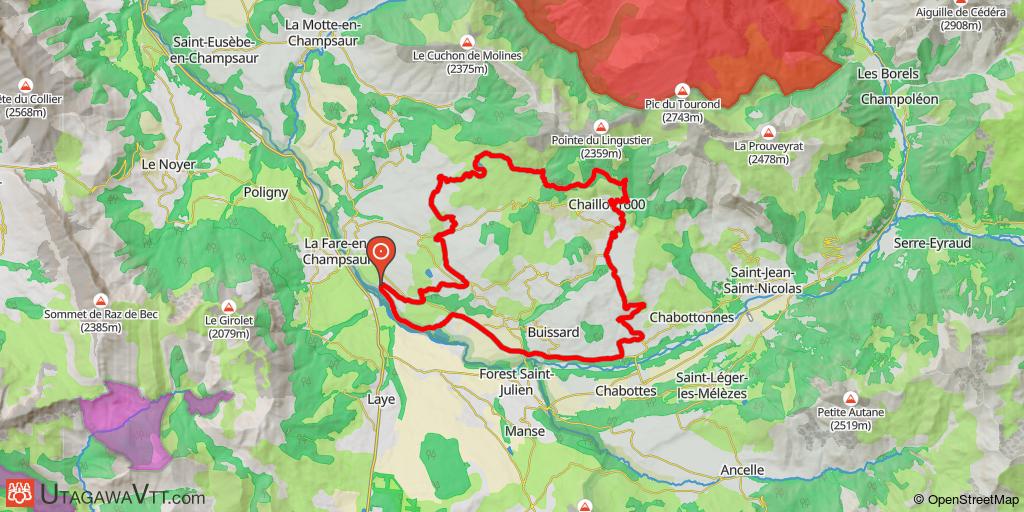 Chaillol avec descente par le sentier "Que du Bonheur"
