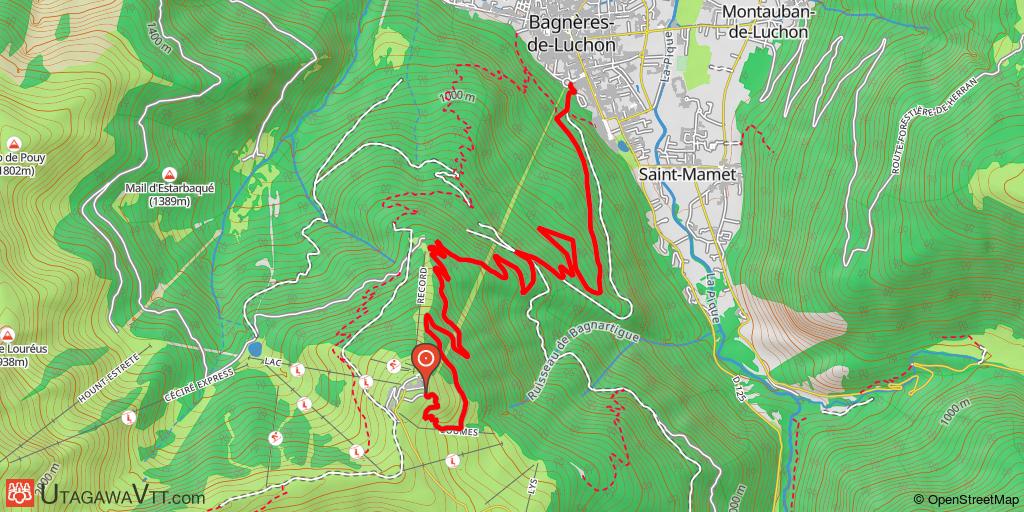 Superbagnères - Circuit N° 16 : DH La Soulan