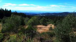 Vue sur les volcans d'Auvergne