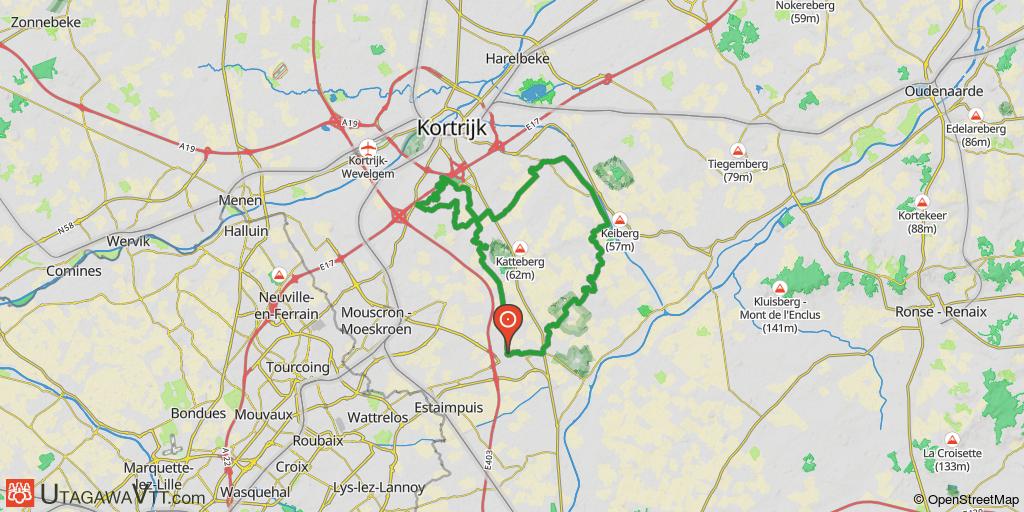 Dottignies - Courtrai - Zwevegem - Kooigem