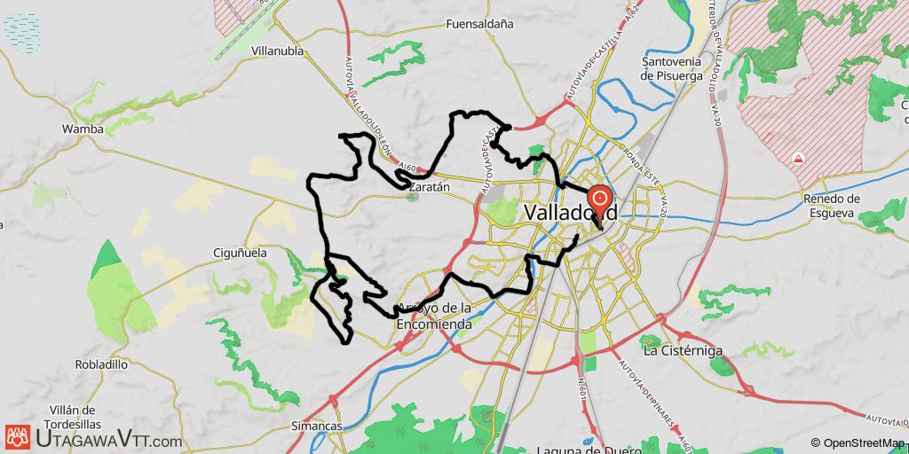 Valladolid. Circuit vers l'ouest