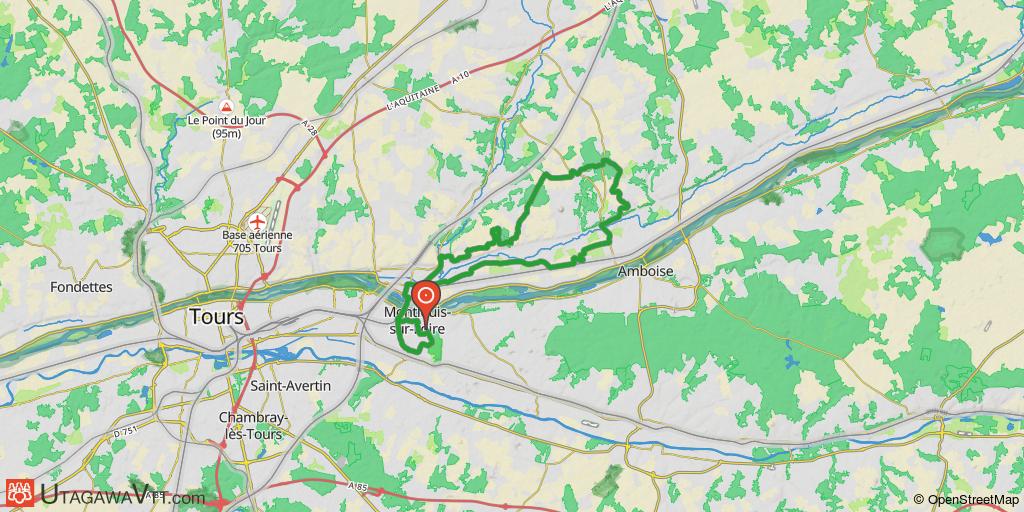 De Montlouis à Pocé-sur-Cisse, coteaux et plaine