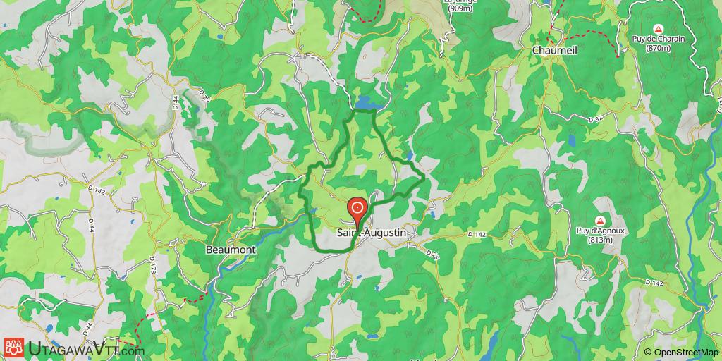 Saint-Augustin - Circuit N° 21 : Etang de Ganezande