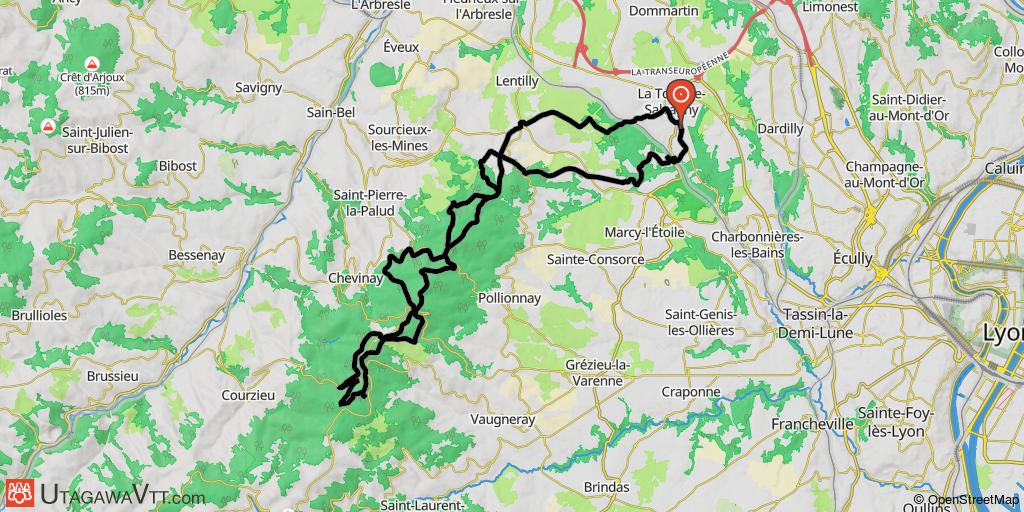 Variante de la Tourelloise des Monts du Lyonnais