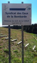 Retenue du Gué de la Chaux