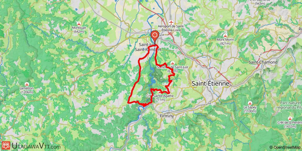 Tour du barrage de Grangent (variante)