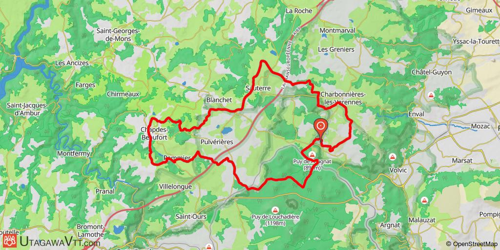Paugnat - Charbonnières - Fontaube