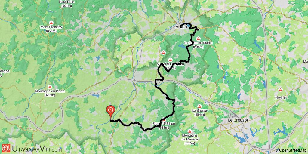 Traversée du Morvan - Etape 6/6 : Saint-Nizier-sur-Arroux - Autun