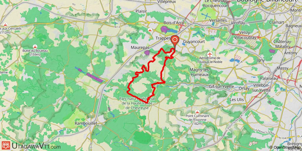 Montigny - Levis - Vaux de Cernay - Dampierre