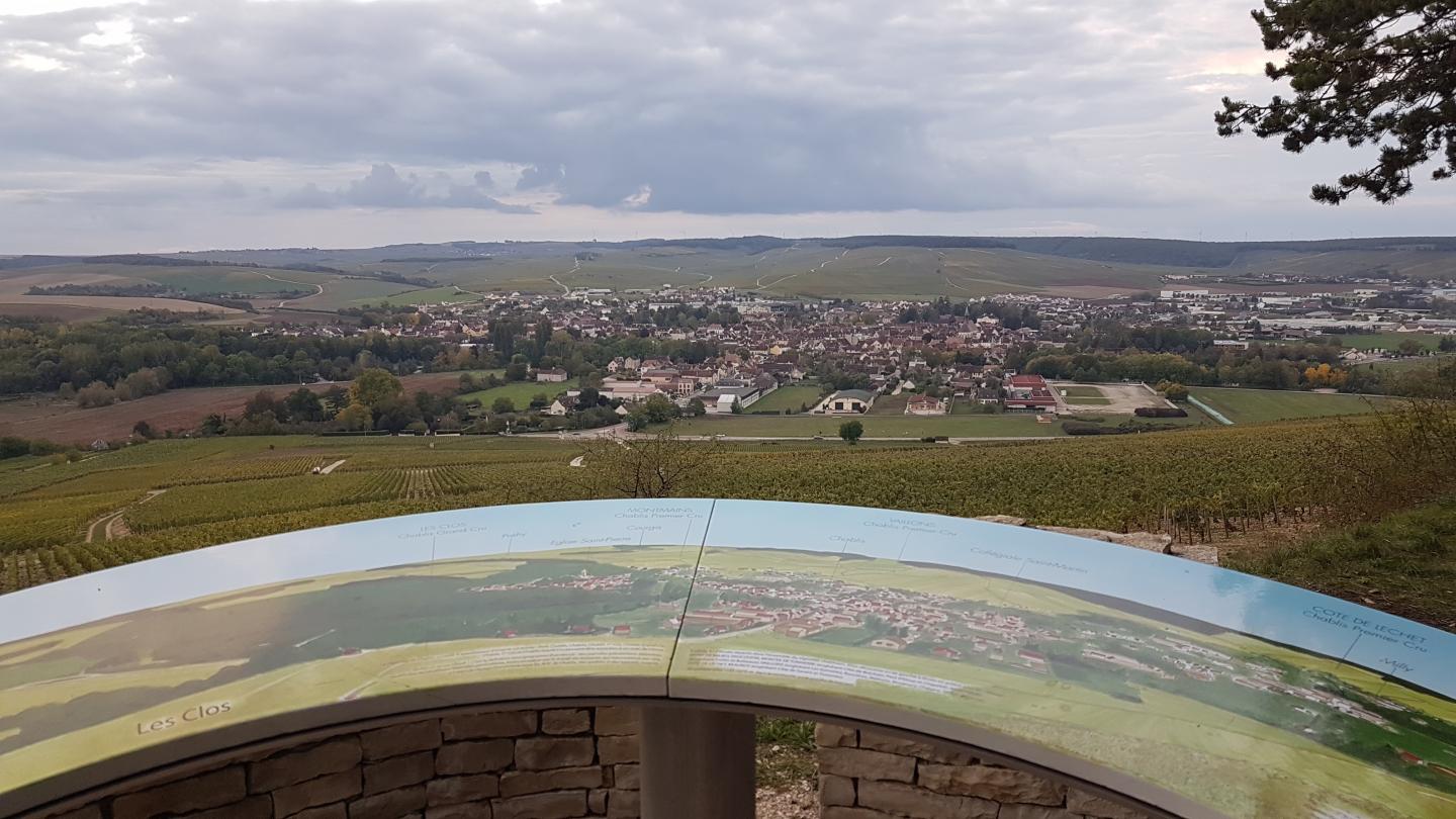 Circuit au nord de Chablis