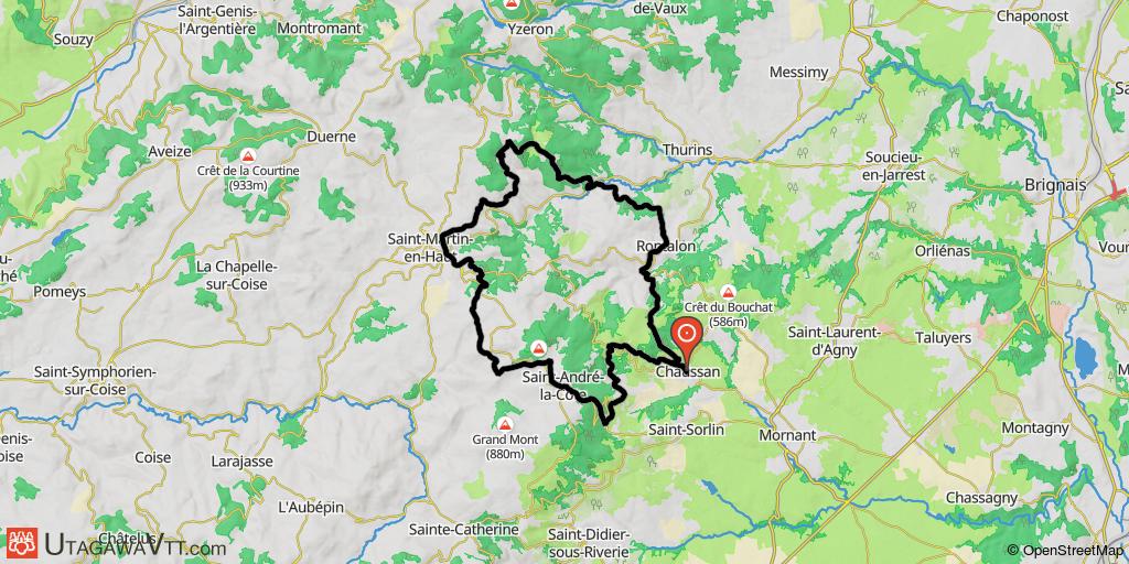 Chaussan - Sous le signal Saint Martin en Haut - Rochefort - Rontalon