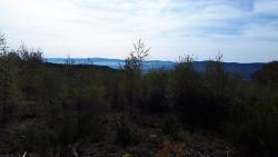 Vue sur les sommets des Bois Noirs et du Forez