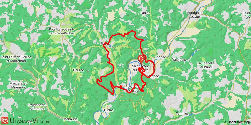 Saint-Léon-sur-Vézère - Rando "Silex" 2016 - 38 km