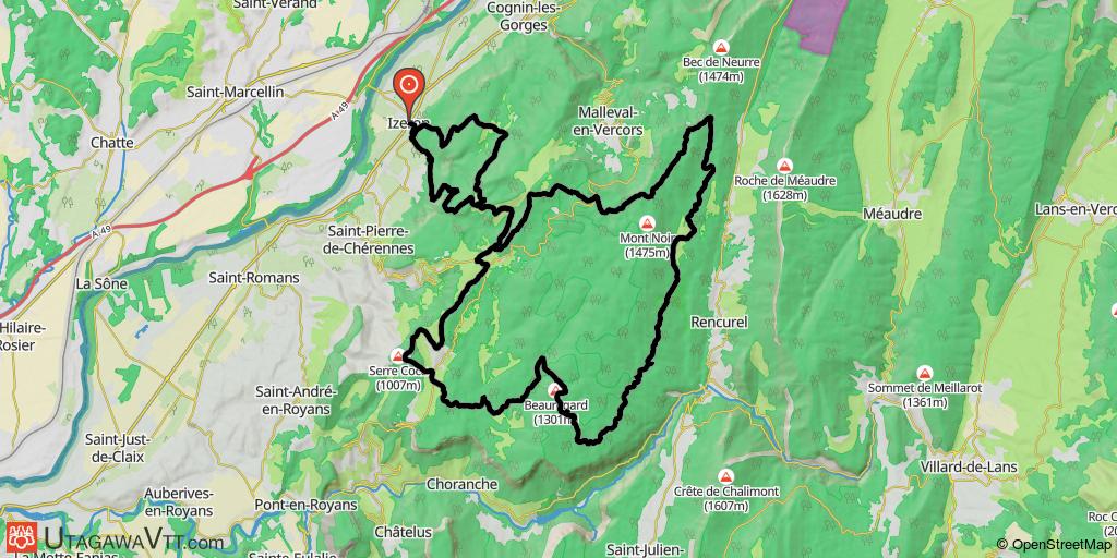 Izeron - Forêt des Coulmes