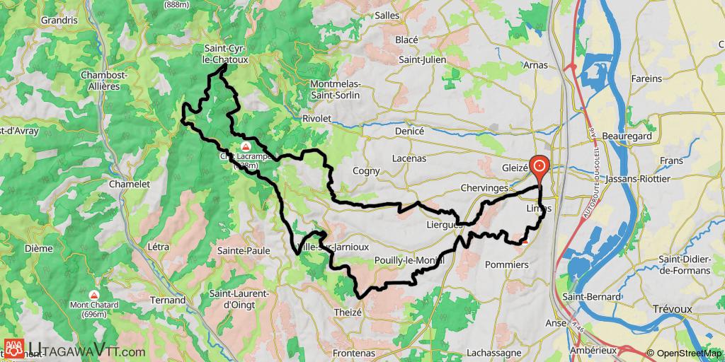 Dans les monts du Beaujolais