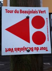 Col du Pavillon, balisage VTT, Tour du Beaujolais Vert