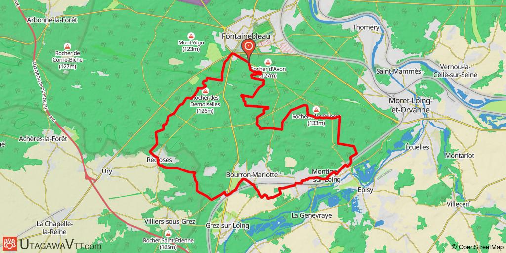 Forêt de Fontainebleau sud