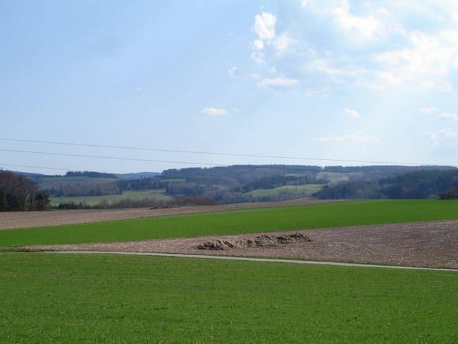 Les trois monts depuis Granges