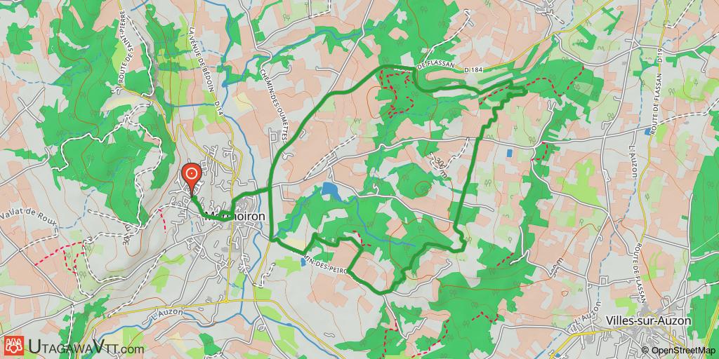 Hors piste entre Mormoiron et Ville-sur-Auzon
