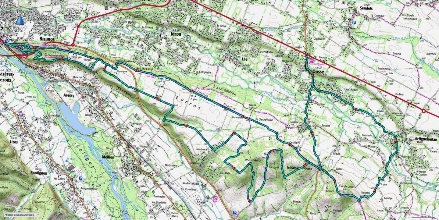 Boucle entre le château de Franqueville et le Fort de César