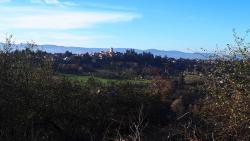 Vue sur le bourg de Villerest