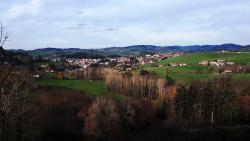 Vue sur Amplepuis au retour