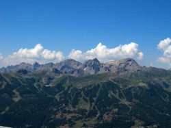 Vue sur les Ecrins