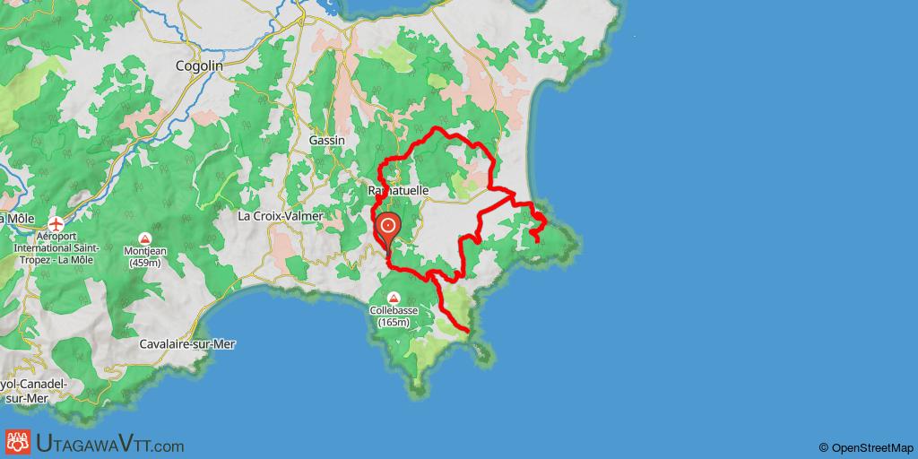 Boucle enduro à partir de Collebasse