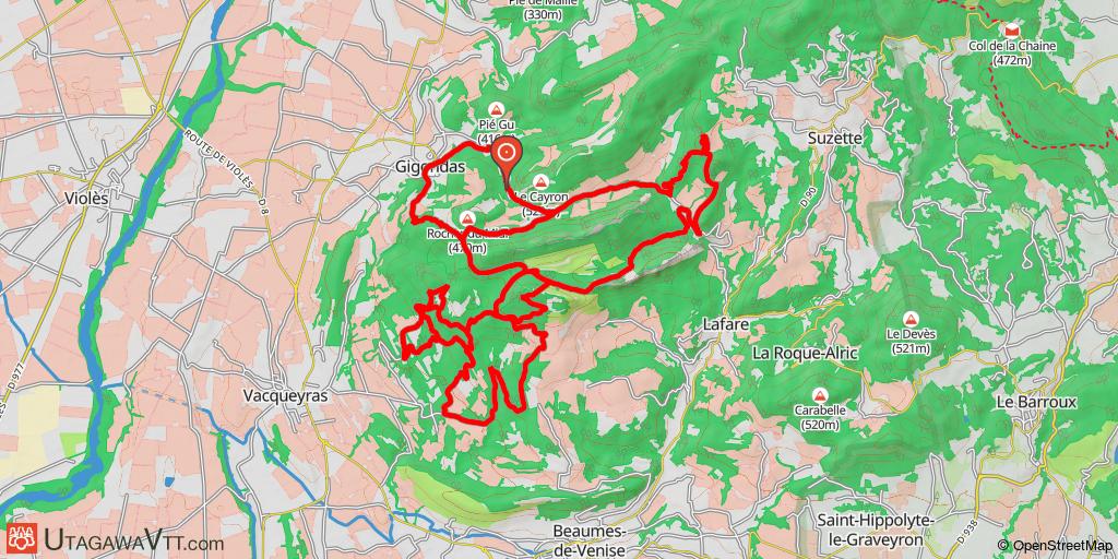 Enduro autour de Gigondas