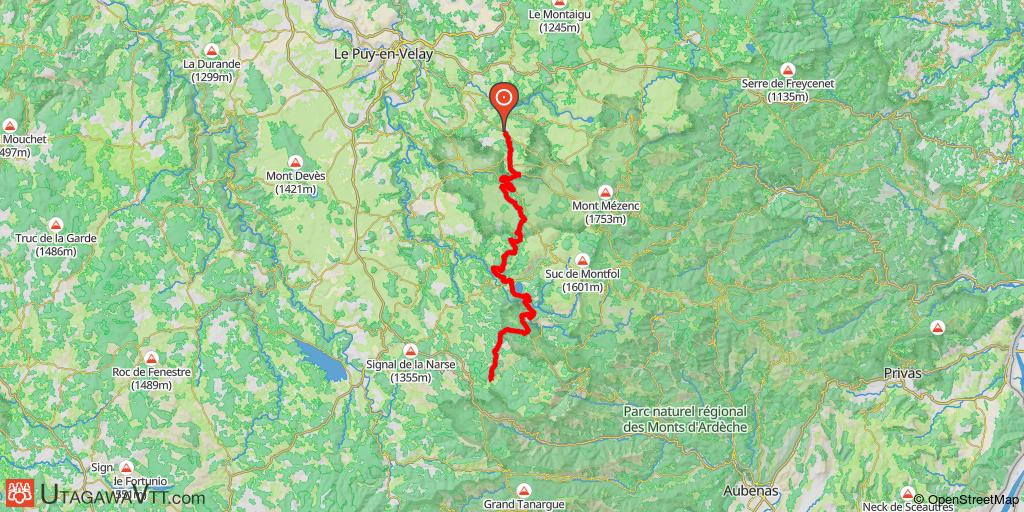 Tour de l'Ardèche - Etape 5/6 : Laussonne - Le Bouteirou