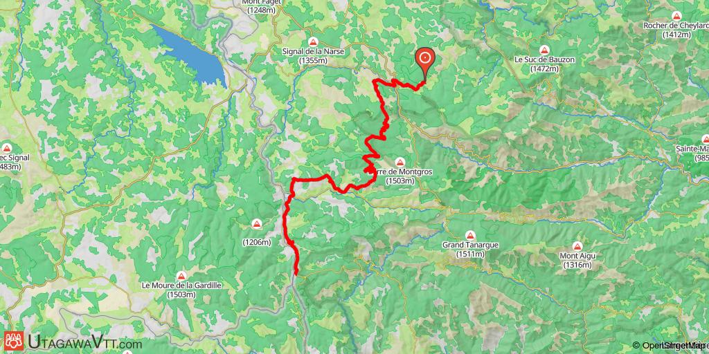 Tour de l'Ardèche - Etape 6/6 : Le Bouteirou - La Bastide-Puylaurent