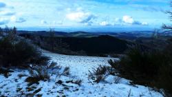 Relief du Beaujolais Vert et neige (26/01/2021)