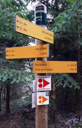 Carrefour de Malval (720 m)