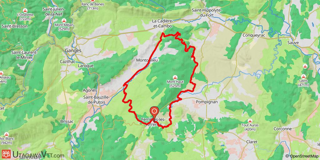 Le tour du Monnier par un chemin roulant