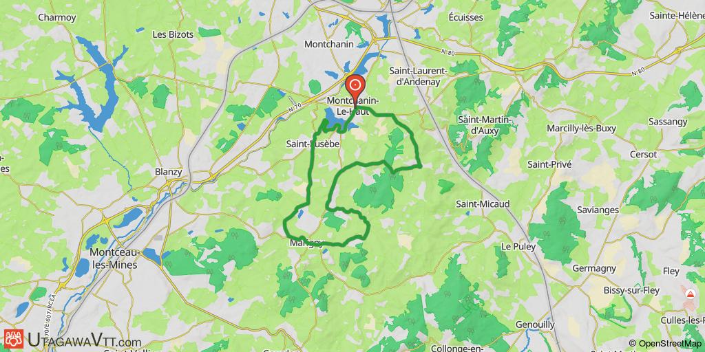 Circuit au sud de Saint-Eusèbe